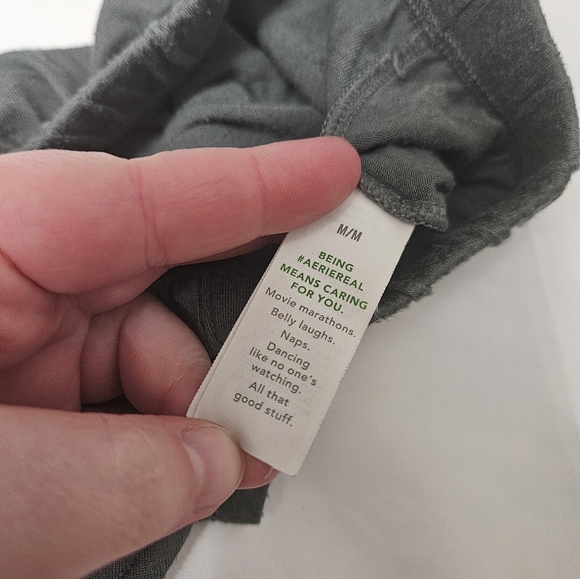 Aerie Green Sleep/lounge Shorts! - Picture 3 of 7